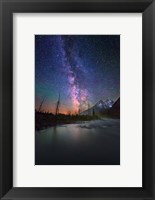 Display Milky Way String Lake Fine Art Print