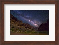 Milky Way Spanning Grand Canyon Fine Art Print