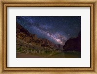 Milky Way Spanning Grand Canyon Fine Art Print