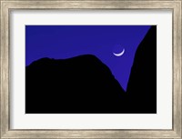 Crescent Moon Twilight Fine Art Print