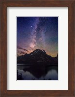 Milky Way Dawn over Jenny Lake Fine Art Print