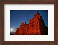 Moonrise Fortress Bryce Canyon Fine Art Print