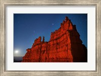 Moonrise Fortress Bryce Canyon Fine Art Print