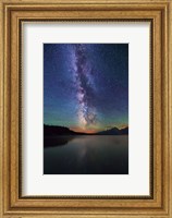 Milky Way over Tetons Jackson Lake Fine Art Print
