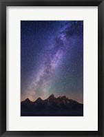 Stars over Tetons 5114 Fine Art Print