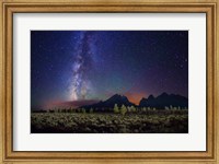 Stars Tetons Cascade Overlook Fine Art Print