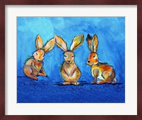 Three Bunnies Fine Art Print