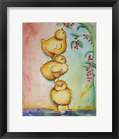 3 Chicks Fine Art Print