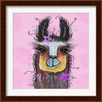 Llama Pink Fine Art Print