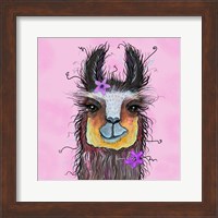 Llama Pink Fine Art Print