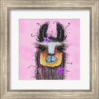 Llama Pink Fine Art Print