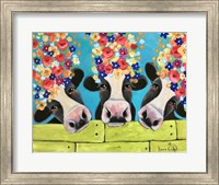 Cows & Flowers Fine Art Print