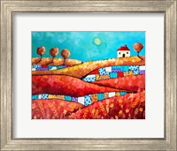 Fields of Golds and Reds Fine Art Print