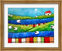 Sheep in Pasture Fine Art Print