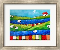 Sheep in Pasture Fine Art Print