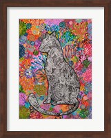 Cat Silouette BW Fine Art Print