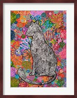 Cat Silouette BW Fine Art Print