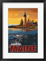 Explore Maine Fine Art Print
