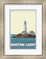 Boston Light Mass Fine Art Print