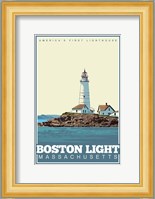 Boston Light Mass Fine Art Print