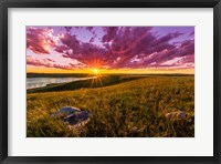 Sunset Over Lake Oahe Fine Art Print