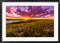 Sunset Over Lake Oahe Fine Art Print