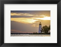 Madisonville Lighthouse at Sunset Fine Art Print