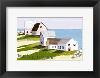 Cottages By The Sea Fine Art Print