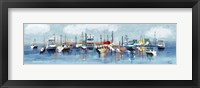 Marina In The Fog Fine Art Print