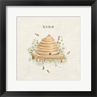 Garden Bees Framed Print
