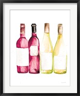 Pop the Cork III Red and White Wine Fine Art Print