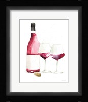 Pop the Cork I No Words Framed Print