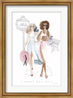 Paris Girlfriends IV Pastel Fine Art Print