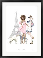 Paris Girlfriends I Pastel Fine Art Print