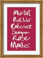 Pop the Cork Wine Words I Fine Art Print