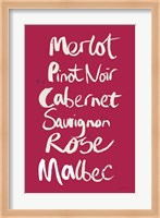 Pop the Cork Wine Words I Fine Art Print