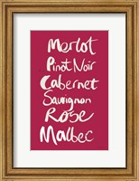 Pop the Cork Wine Words I Fine Art Print