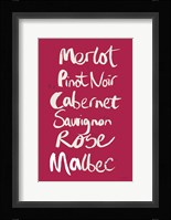 Pop the Cork Wine Words I Fine Art Print