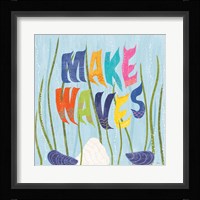 Coastal Vibes V Framed Print