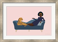 Wild Lounge I Rose Pink Fine Art Print