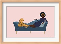 Wild Lounge I Rose Pink Fine Art Print