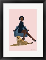 Wild Lounge II Rose Pink Fine Art Print