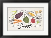 Garden Goodies I Cream Framed Print