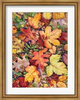 Leaves and Acorns Fine Art Print
