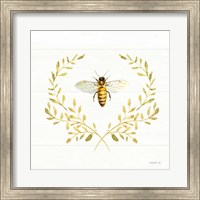 Bees and Blooms Bee Laurel Fine Art Print