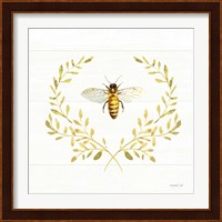Bees and Blooms Bee Laurel Fine Art Print