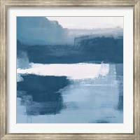 Escalante Mood Blue and White Sq Fine Art Print