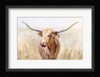 Big Sky Longhorn Neutral Fine Art Print