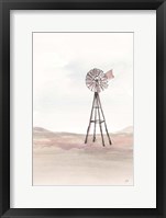 Windmill Landscape IV Framed Print