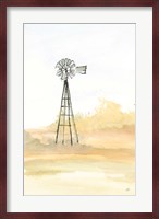 Windmill Landscape III Fine Art Print